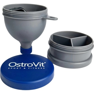 OstroVit Plastic Funnel | Фуния с Кутия за Витамини Сива