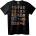 NOONEBRAND Тениска Музикални Групи - M, Black