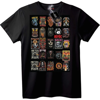 NOONEBRAND Тениска Музикални Групи - M, Black