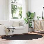 vidaXL Килим HUARTE Черно 160 x 230 cm Полиестер (4103702)