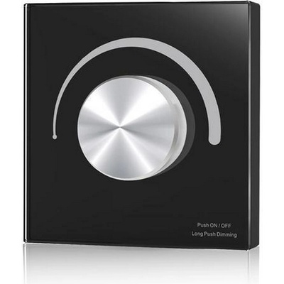 LEDprodukt LED ovládač 1-10V glass nástenný čierny