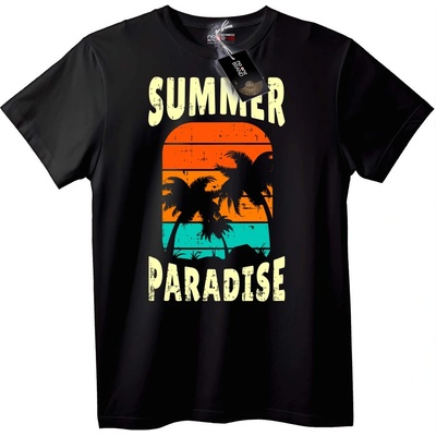 NOONEBRAND Тениска Лятен Рай - XL, Black