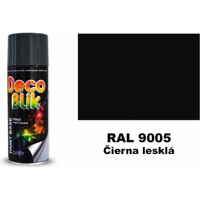 Zollex Deco Blik RAL 9005 Čierna lesklá 400ml lesklý
