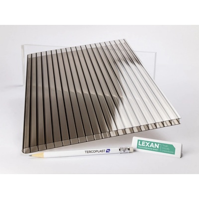 Lexan Polykarbonátová deska komorová 10 mm 2UV 1000 x 1050 mm bronz 1 ks