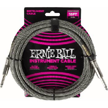 Ernie Ball Braided Instrument Cable Straight/Straight 5, 5 m Директен - Директен Инструментален кабел (P06433)