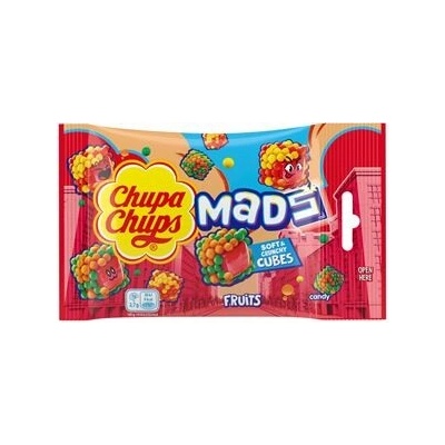 Chupa Chups Želé obalené v křupavých kuličkách Fruits 12 x 45 g