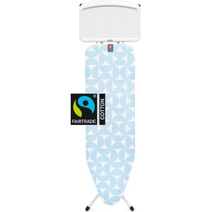 Brabantia Маса за гладене Brabantia B 124x38cm с поставка за парогенератор, PerfectFlow Fresh Breeze (1009444)