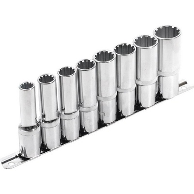 Klíče nástrčné prodl. Multi-Lock 1/2" 8ks Extol Premium 8818112