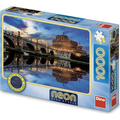 Dino Andělský hrad neon 1000 dílků
