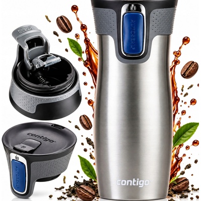Contigo termohrnček West Loop 2.0 strieborný 470 ml