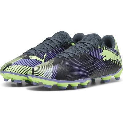 PUMA Футболни бутонки Puma Future 7 Play Firm Ground Football Boots - Grey/Purple/Grn