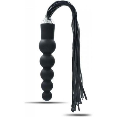 Toyz4lovers Dildo Anale Globe Anal Whip Dildo s bičem Černý
