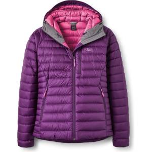 Rab Дамско пухено яке Rab Women's Microlight Alpine Jacket Down jacket - Mulberry - размер 38 (EU) (104-2576-1412)