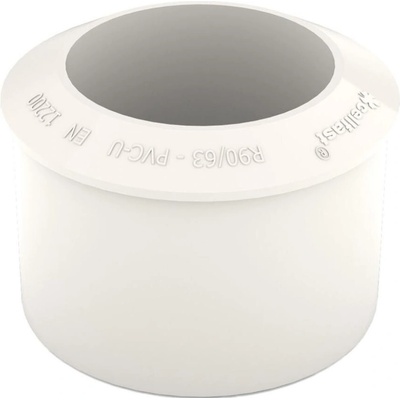 Bryza PVC redukčný adaptér 90/63 mm biely