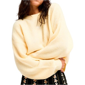 Roxy Дамски пуловер Roxy Women's Loomed Horizon Jumper - Golden Haze (117-3797-0114)