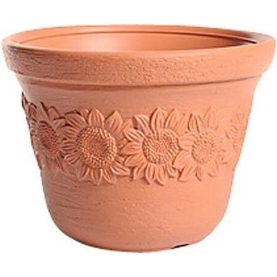 Prosperplast květináč 35 x 35 x 26,7 cm plast béžový