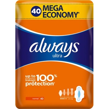 Always Ultra Normal Plus hygienické vložky 40 ks