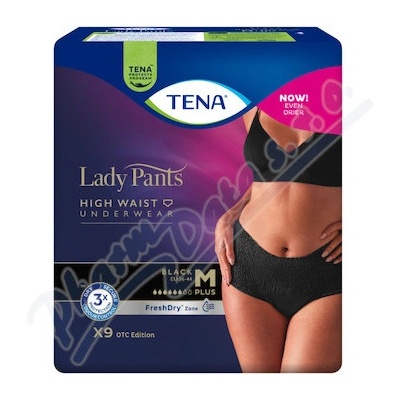 TENA Lady Pants Plus Black M 9 ks