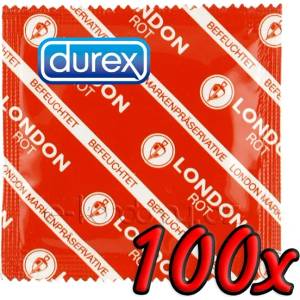 Durex London Rot 100 pack - SALE exp. 10/2026