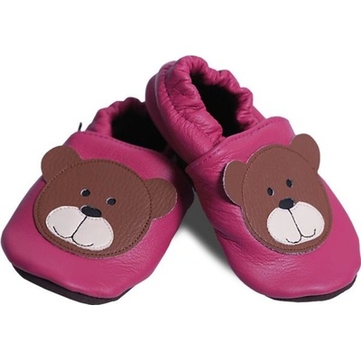 Afelo kožené Medvídek malinový – Zboží Mobilmania