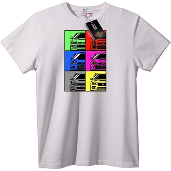 NOONEBRAND Тениска Цветна решетка коли - XS, Black