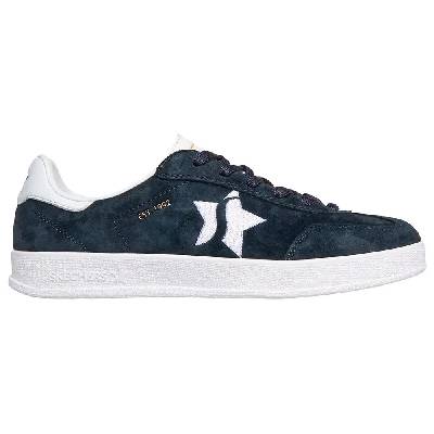 Маратонки Skechers Academy Court Charm trainers - Blue (Navy Leather / Trim)