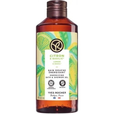 Yves Rocher BAIN NATURE Душ гел Лимон и Босилек 400мл