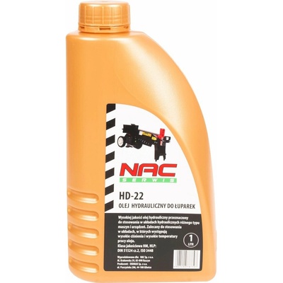 NAC Olej hydraulický pre štiepačky HD-22 1 l