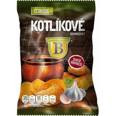 Kotlíkové brambůrky česnekové 120 g