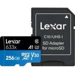 Lexar microSDXC High Performance 633x 256GB C10/U3/V30/A1 LSDMI256BB633A