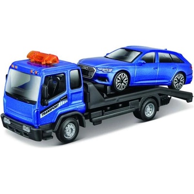Bburago Bburago 1: 43 STR FIRE Платформа за теглене, с/Audi A6 Avant