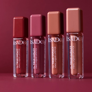 IsaDora Високопокривно течно червило с интензивен цвят IsaDora The True Impact Vinyl Liquid Lipstick (10000478)