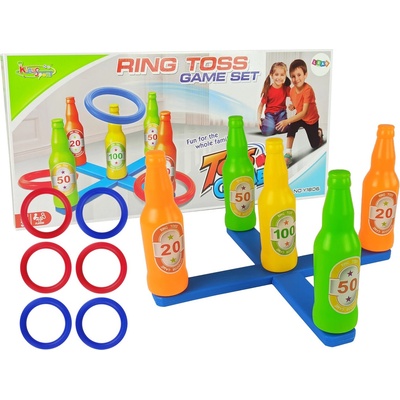 Lean Toys Hra zručnosti hod farebnými fľašami