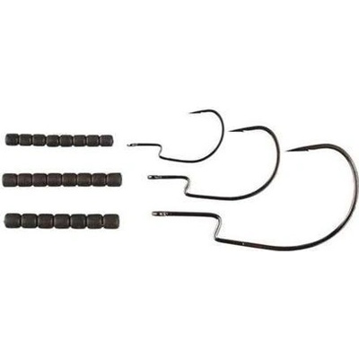 Savage Gear 4Play Weedless Hook L vel.7 + 2 ks tungst. trubičky 5 ks