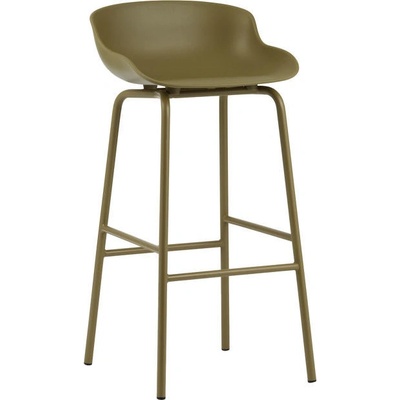 Normann Copenhagen Hyg Barstool 75 olive