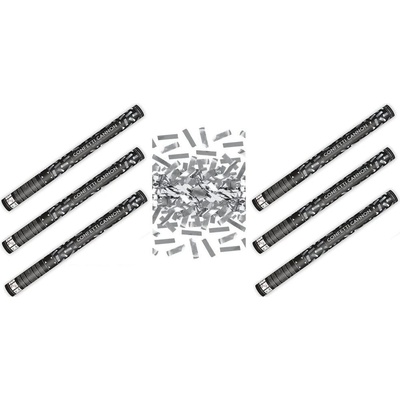 Konfety 60cm STRIEBORNÉ METALICKÉ