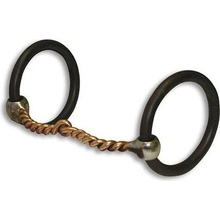 Professional's Choice Udidlo Bob Avila Copper Twist Ring Snaffle