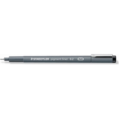STAEDTLER Fineliner пигментен лайнер 0, 2 мм черен (308 02-9)