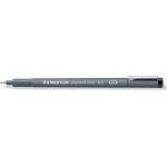 STAEDTLER Fineliner пигментен лайнер 0, 2 мм черен (308 02-9)
