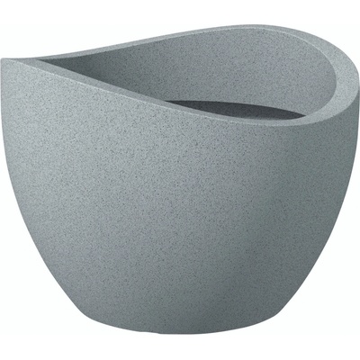 Scheurich Květináč Wave Globe 40 x 30 cm Stony Grey