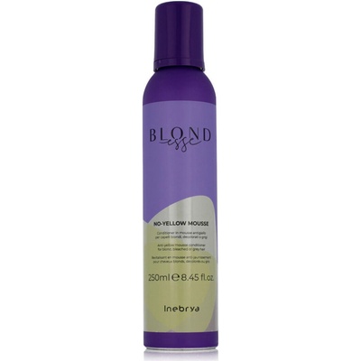 Inebrya Blondesse No-Yellow Mousse penový kondicionér pre odfarbené blond a šedivé vlasy 250 ml – Hledejceny.cz