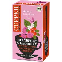 Cupper Čaj Infusion Bio brusinka malina 50 g