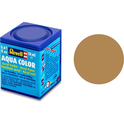 Revell Farba AQUA 88 Okrová matná Ochre Brown Matt RAL1011 18ml