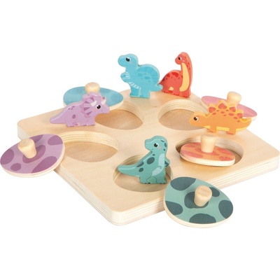 Small Foot paměťové puzzle Dino