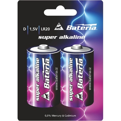 BATERIA Super Alkaline LR20, 1,5 V 2 ks 120026