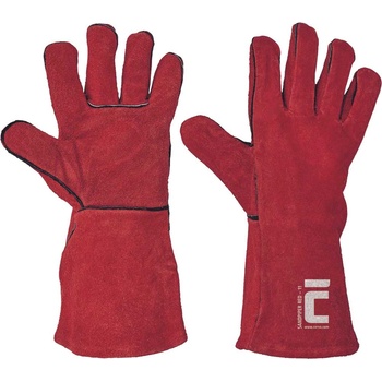 CERVA Cerva sandpiper red / Ръкавици за заваряване от цяла кожа 11 (0102001599110)