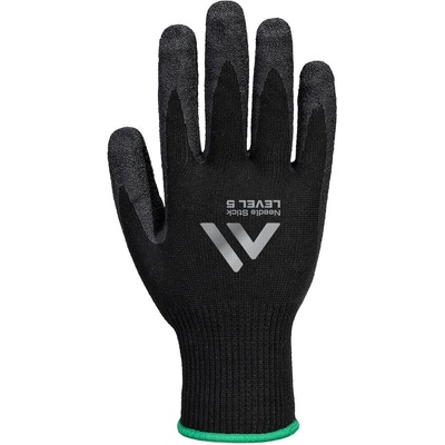 Portwest Ръкавици portwest a793 f10 crinkle / Устойчиви на порязване с латексово покритие, ниво f - черни s (a793k8rs)