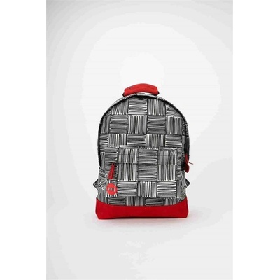Mi Pac Mini Scribble Check Monochrome Red 10,5 l