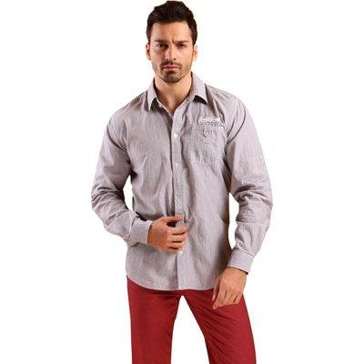 Base Мъжка Риза Сива 20000151 (73591_Сив)