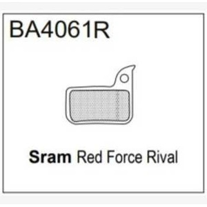 Brake Authority Спирачни накладки brake authority ba4061r - sram (пътни)